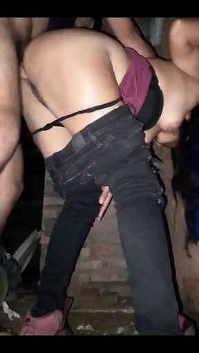 Sister-in-law Fulfilling a Bet After the Party and I Ended up Cumming Inside Her.