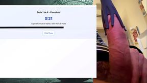 Exercise Session for a strong, fat and powerful 19 cm cock that can last hours without cumming