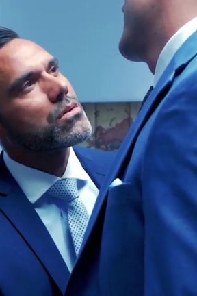 MENATPLAY - Dominant boss Manuel Skye anal fucks Johan Kane