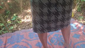 Slutty stepmother outdoor and big natural boobs