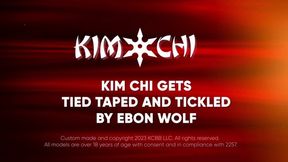 Kim chi gets Tied Taped and Tickled by Ebon Wolf