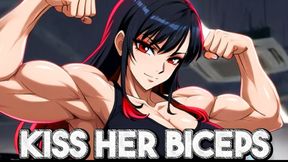 Muscle Control Domination - Rika Makes You Worship Her Rock Hard Biceps