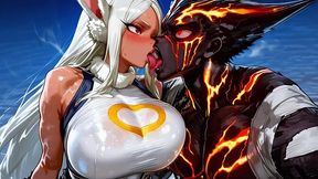 Miriko from My Hero Academia (MHA) vs Garou from One Piece Million (OPM)