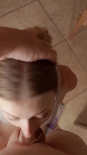 Missed Big Cock So Much! Deepthroat Until Tears, Fuck Me Hard and Cum All Over My Face!   Clip 1