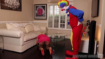 Busty Brittany Andrews Enjoys Ted E Squeezing Her Balloons!