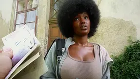 Czech Streets 152: Quickie with Cute Busty Black Chick