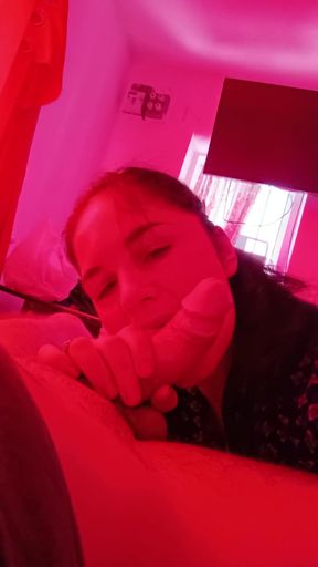 Stepdaughter Sucks My Dick at Night
