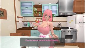 una de las chicas cae encima de mi y toco sus senos Meltwish Valley