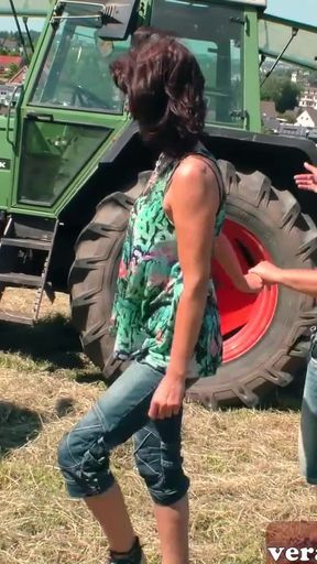 Unforgettable moment from &quot;German skinny mature milf fuck outdoor with a farmer&quot;