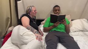 Livie Blainn Milks Cory Strokes While Reading