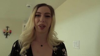 Masturbation and anal sex with sweet amateur blonde
