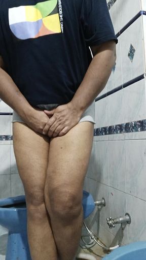 *** in Short Shorts Peeing