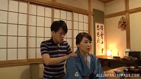 Yuuki Itano Takes a Long Fuck Finger Before Hardcore Sex With Her Stepson