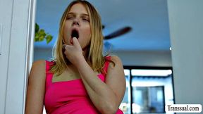 Slut stepdaughter caught by stepmom flirting