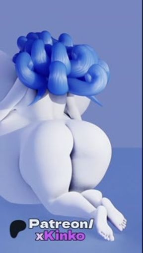 Em's HUGE Standing Breast and Belly Inflation / Expansion