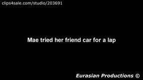 247 - Mae tried her friend car for a lap
