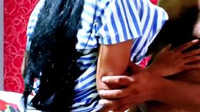 Indian sexy bhabhi enjoyed anal fingering, blowjob n pussy fucking in midnight
