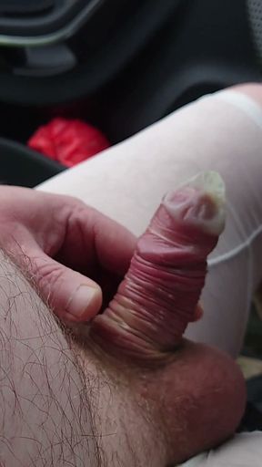 Nylonjunge's Penis Is Horny in a Condom