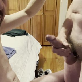 Having Fun with Stepdaddy's Fat Cock.
