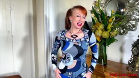 Red XXX is home alone and horny