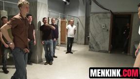 ”Group of sex hungry bathroom cruisers rip off Ethan Hunter”