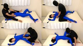 Ayami Emoto - HARDCORE TICKLING a Japanese lady next door in tight suits all over the body on the bed(MF TICKLING) (Ayami's TICKLING part1) TIC-177-1 - wmv