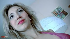 sex on the couch with cristal cherry fantastic spanish blonde with a perfect body!