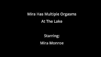 Sunbathing Mira Monroe Has Multiple Intense Hitachi Orgasms By The Lake At HitachiHoes - Reup