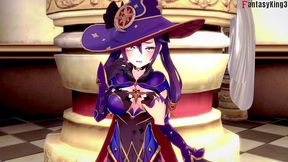 mona otk special throne & beach sex - pov - genshin impact - thanks