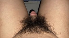 Jerking Off While Relaxing in the Living Room