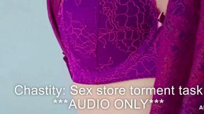 Chastity: Sex store torment task