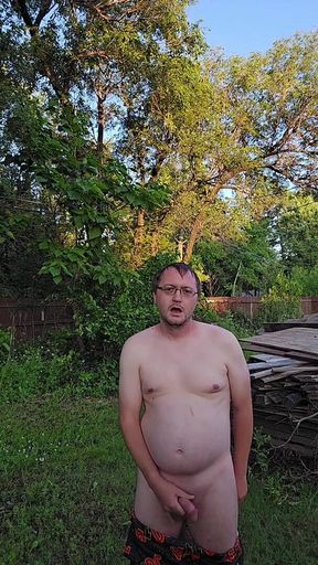 Naked in the Backyard