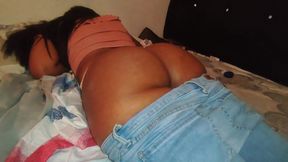 My 18-year-old Indian stepdaughter has such a nice ass