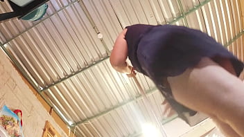 Friend's Mom Naked Under Dress, No Panties Filmed