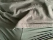 21 yr old jerk in roommate bike shorts while she’s gone. PT. 1