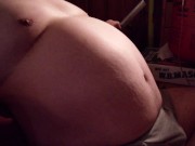 Big Belly Inflation While Sitting