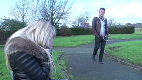 Shy wife Brittany Bardot takes the massive cock of Luke Hotrod for a ride