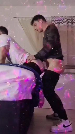 Iconic moment from &quot;Hot deep bareback doggy fuck with cumshot on Pavel&#039;s ass&quot;
