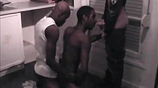 No condom Kitchen Smash with Suspended Boys