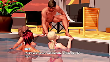 Max&#039_s Life Temporada 3 Cap 233 - Sexo En La Piscina Con Mis Hermanastras