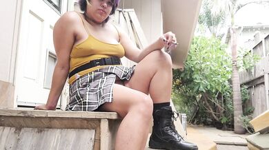 POV: you catch me smoking and playing with myself on break