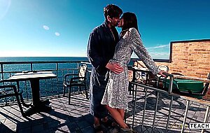 Goldteachers, cool fucking my stepsister on the balcon