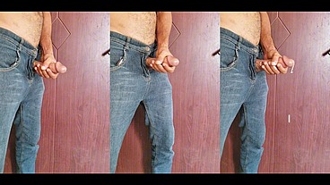Sexy guy shift your pants and banging your sexy sweet pussy