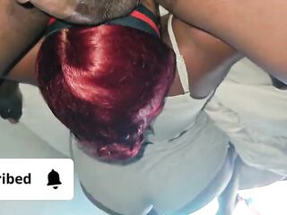 Ebony woman with a pleasant tooth likes sucking ebony dicks