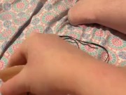Whoops this teen slut made a mess