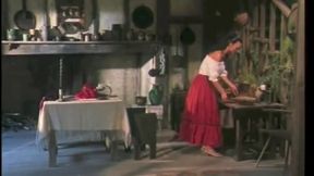 Romantic Fuck in the Kitchen for This Couple of the Past