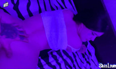 SkinLovers soiree with neon lights and phat dicks! Cum eating, blowjob, doggystyle, cumshot, filthy girl, astounding xxx.