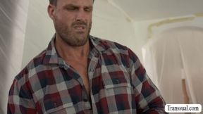 Letting my husbands worker fuck me in the ass