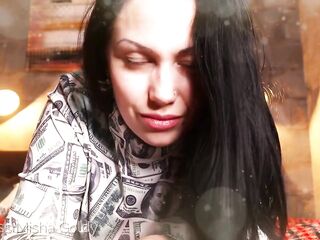 Fleshly controling game Red & Green light end two climax denial