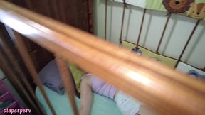 bratty anastasia rose gets diapered by stepdad and cum in diaper